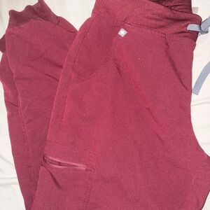 Figs Women's Maroon Joggers